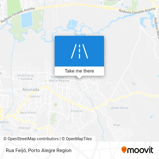 Rua Feijó map