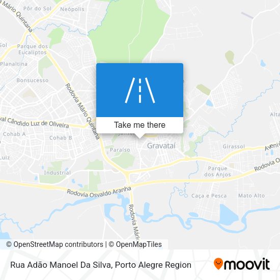 Rua Adão Manoel Da Silva map