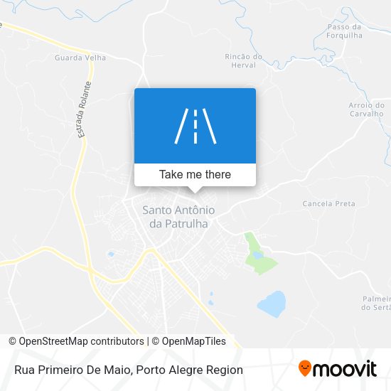Rua Primeiro De Maio map