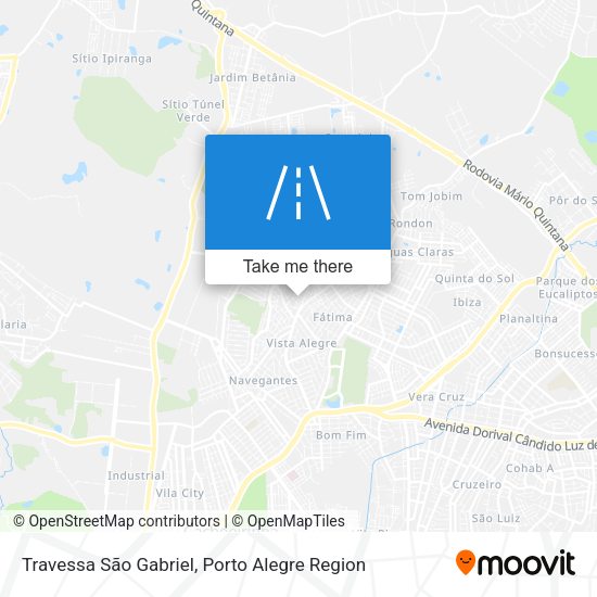 Travessa São Gabriel map