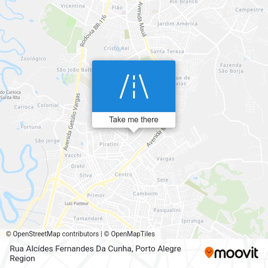 Rua Alcídes Fernandes Da Cunha map
