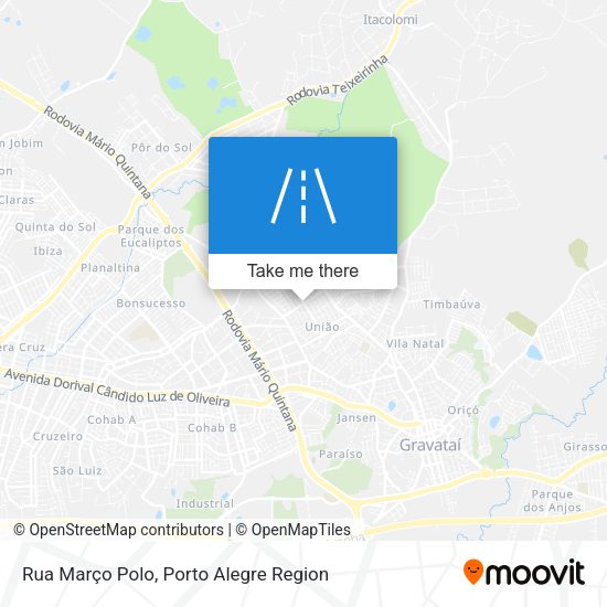 Rua Março Polo map