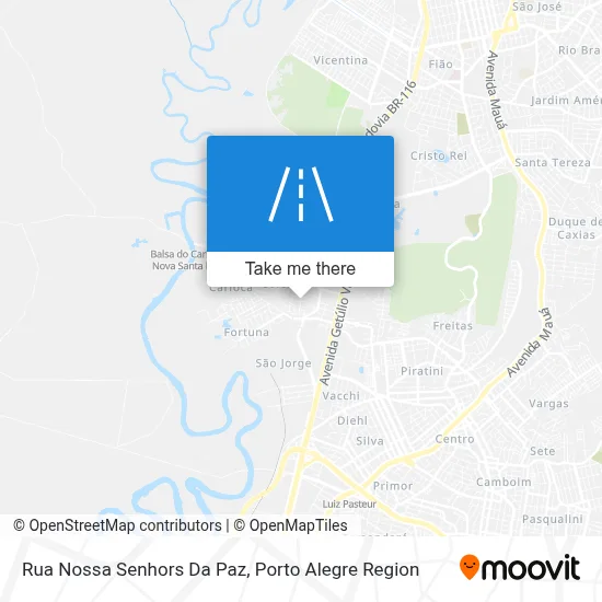 Rua Nossa Senhors Da Paz map