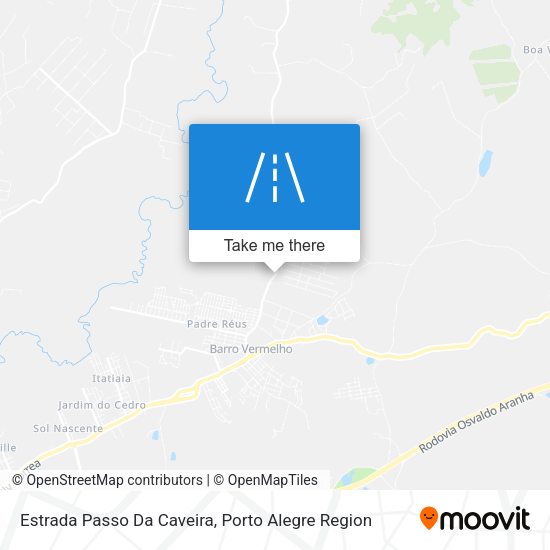 Estrada Passo Da Caveira map