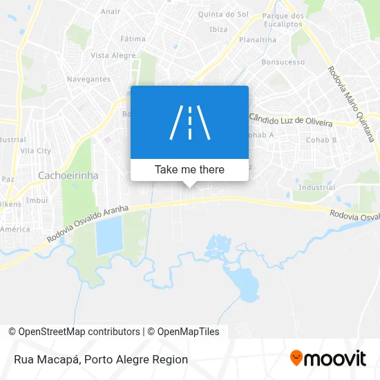 Rua Macapá map