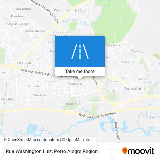 Rua Washington Luiz map