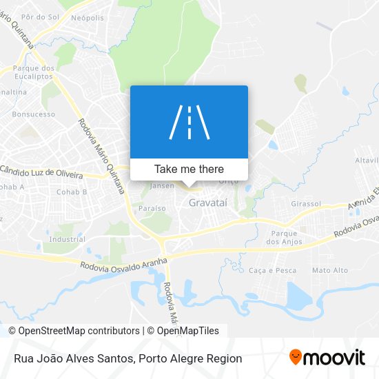 Rua João Alves Santos map