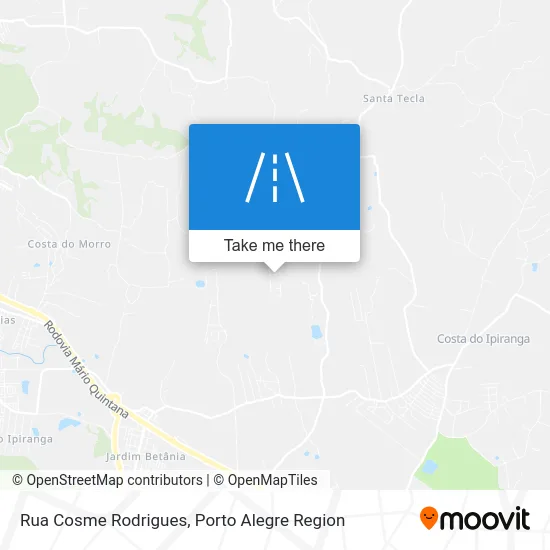 Rua Cosme Rodrigues map