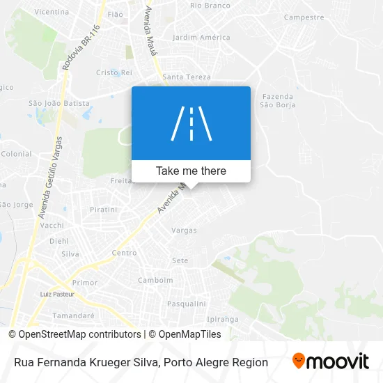 Rua Fernanda Krueger Silva map