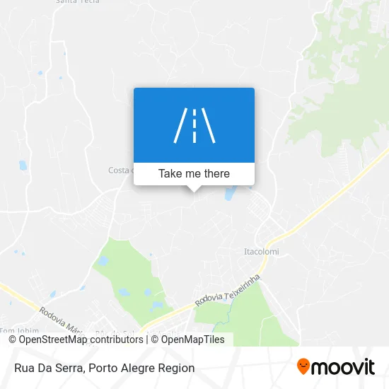 Rua Da Serra map