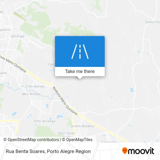 Rua Benta Soares map