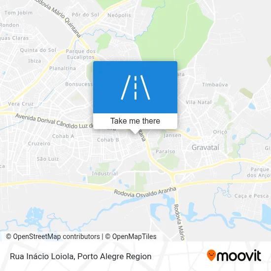 Rua Inácio Loiola map