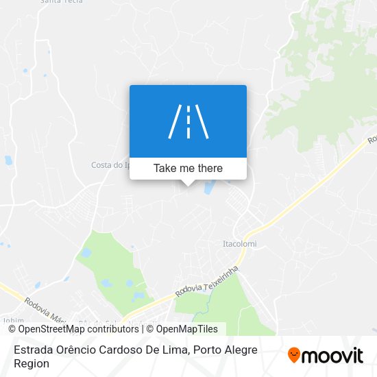 Estrada Orêncio Cardoso De Lima map