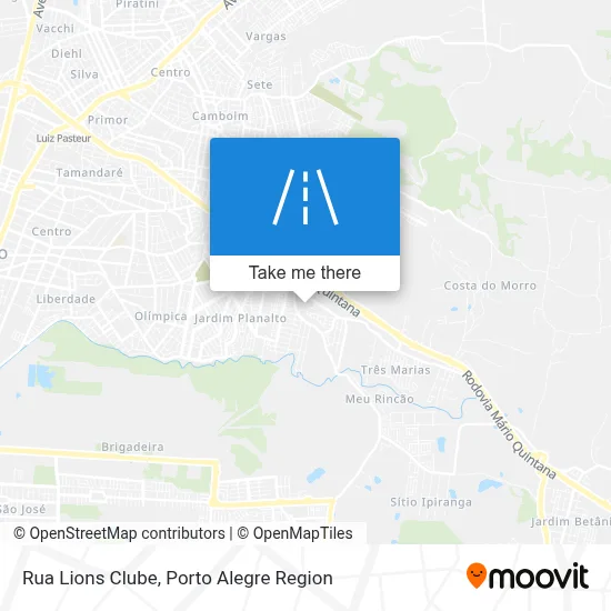 Rua Lions Clube map
