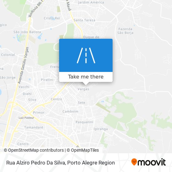 Rua Alziro Pedro Da Silva map