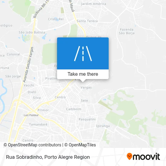 Rua Sobradinho map