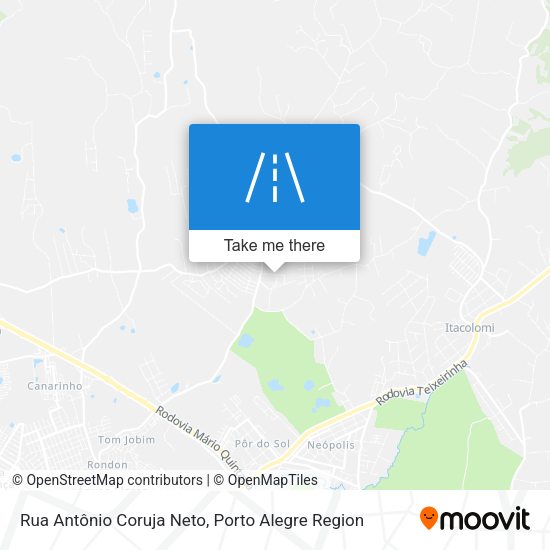 Rua Antônio Coruja Neto map