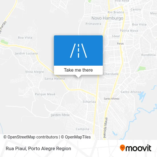 Rua Piauí map