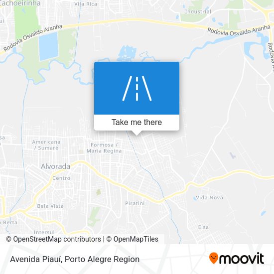 Avenida Piauí map