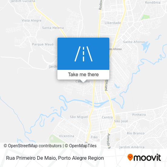 Rua Primeiro De Maio map