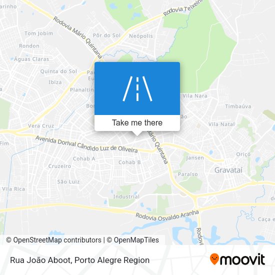 Rua João Aboot map