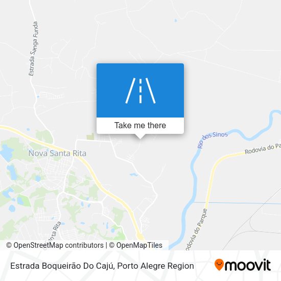 Estrada Boqueirão Do Cajú map