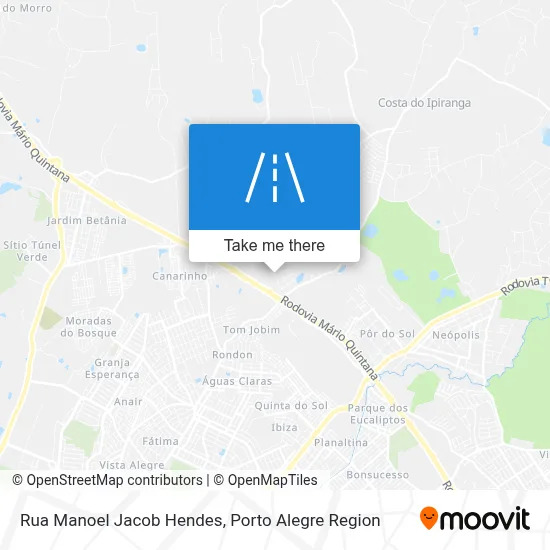Rua Manoel Jacob Hendes map