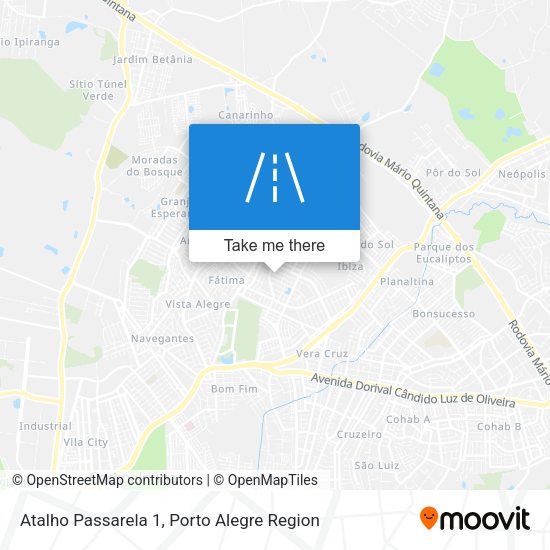 Atalho Passarela 1 map