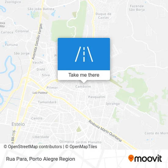Rua Para map