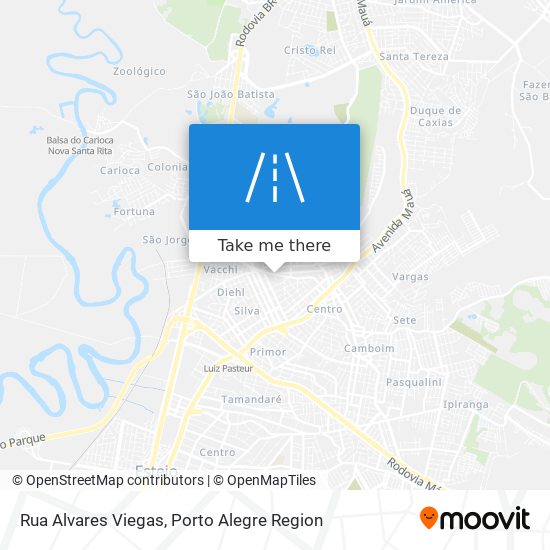 Mapa Rua Alvares Viegas