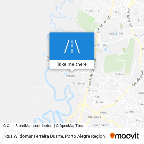 Mapa Rua Wildomar Ferreira Duarte