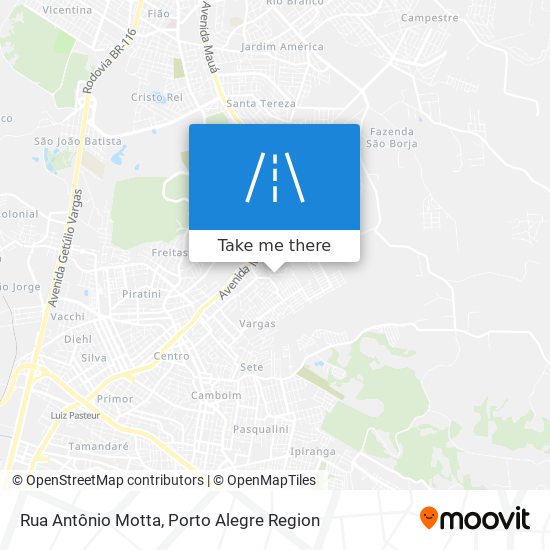 Rua Antônio Motta map