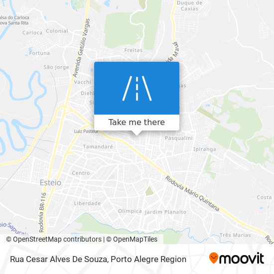 Mapa Rua Cesar Alves De Souza