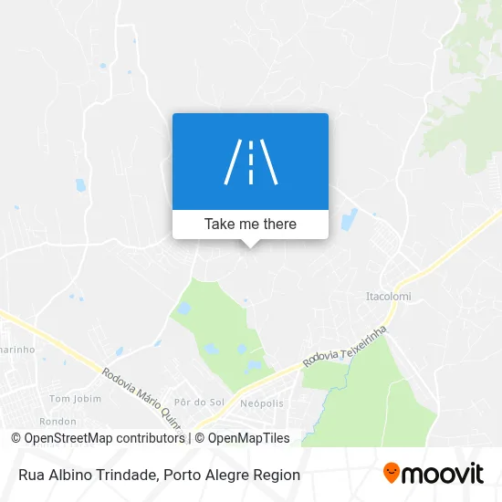 Rua Albino Trindade map