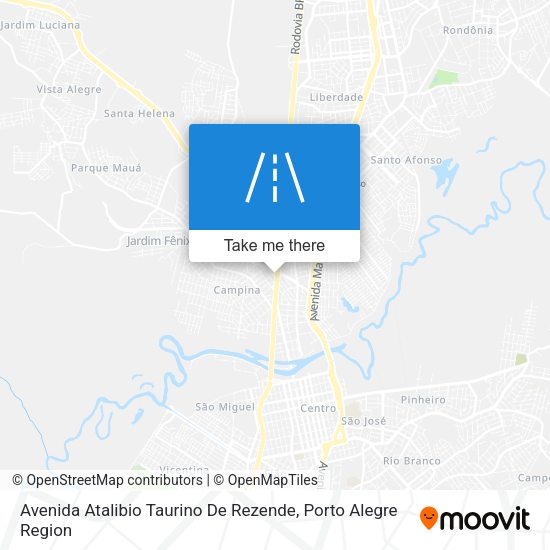 Avenida Atalibio Taurino De Rezende map