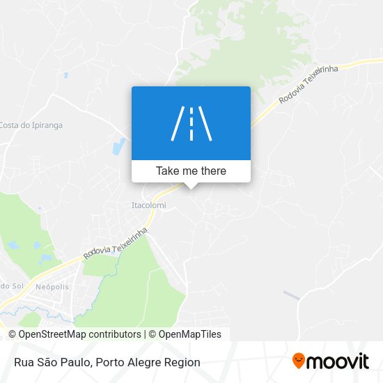 Rua São Paulo map