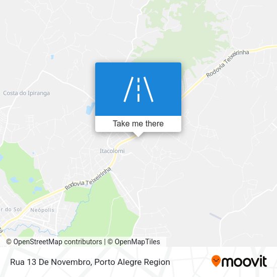 Rua 13 De Novembro map