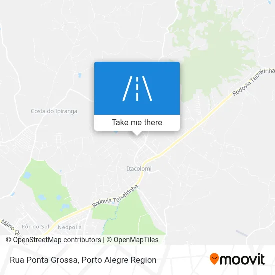 Rua Ponta Grossa map