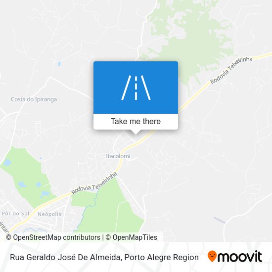 Rua Geraldo José De Almeida map