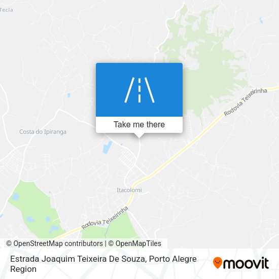 Estrada Joaquim Teixeira De Souza map