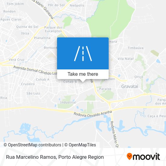 Rua Marcelino Ramos map