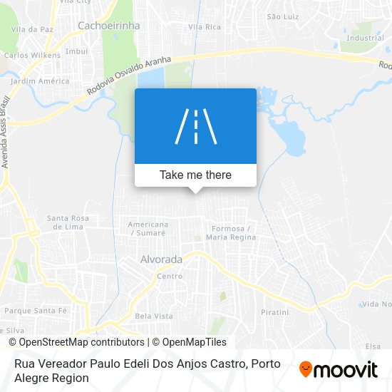 Rua Vereador Paulo Edeli Dos Anjos Castro map