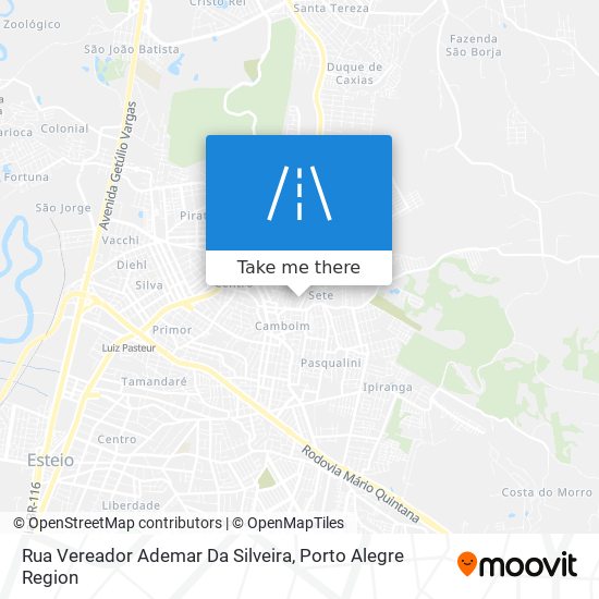 Rua Vereador Ademar Da Silveira map