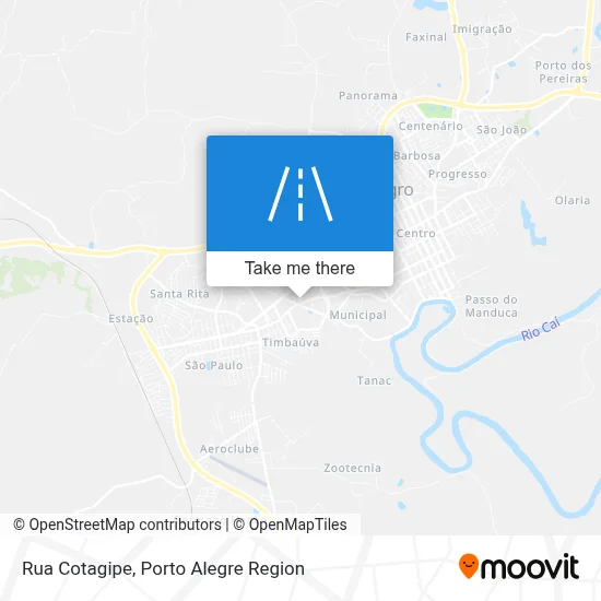 Rua Cotagipe map