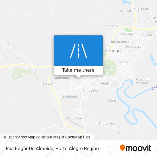 Mapa Rua Edgar De Almeida