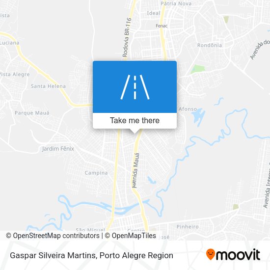 Gaspar Silveira Martins map