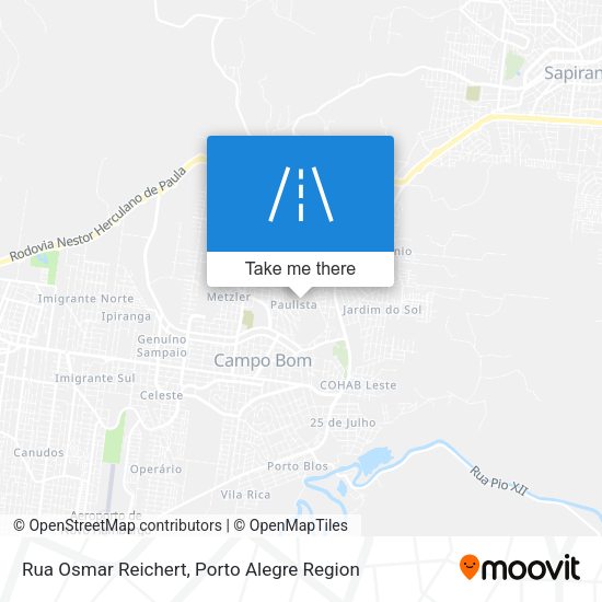 Rua Osmar Reichert map