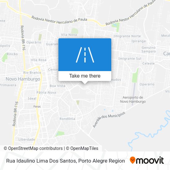 Rua Idaulino Lima Dos Santos map