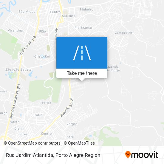Rua Jardim Atlantida map
