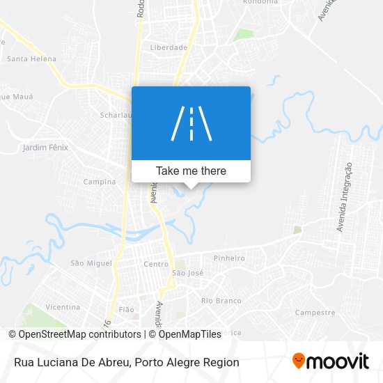 Rua Luciana De Abreu map